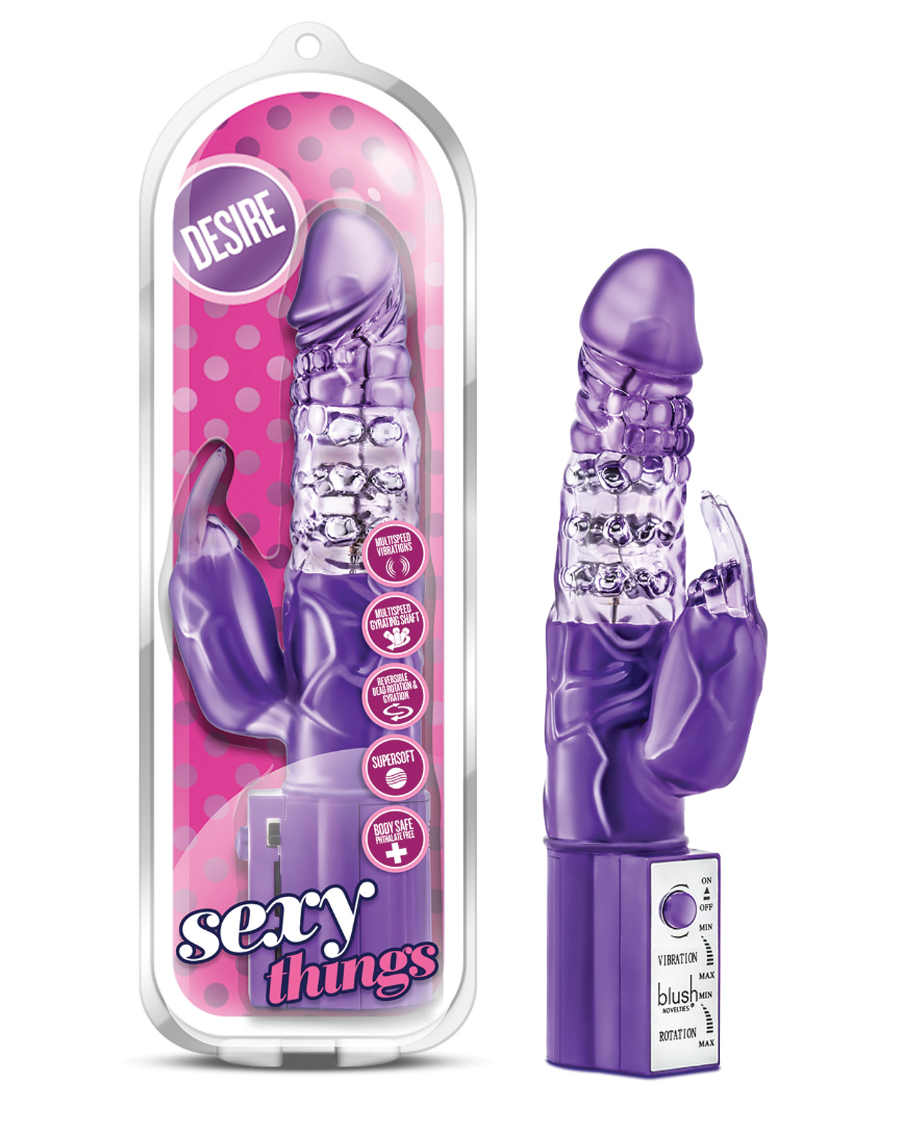 Purple Pearl Dildo