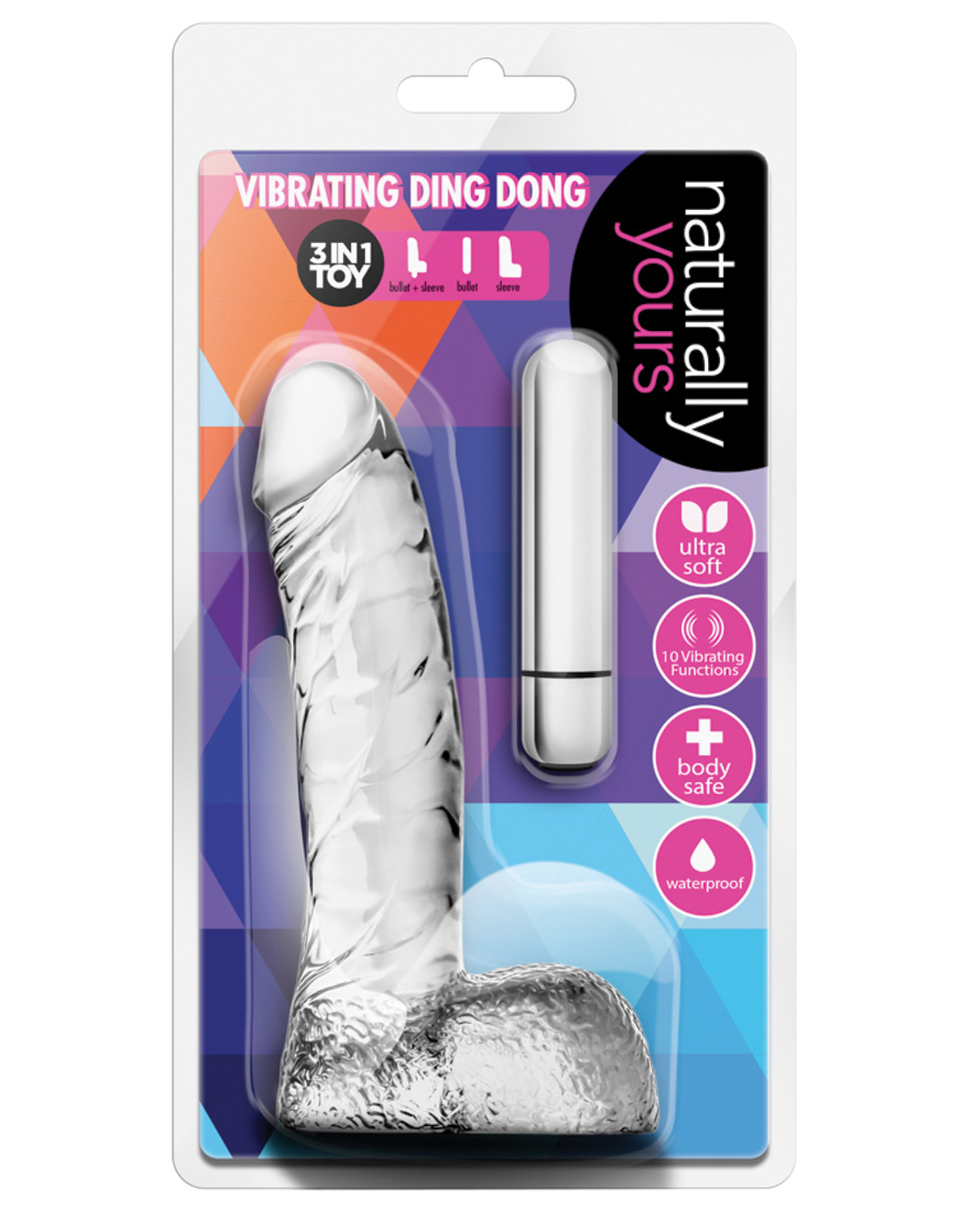 The Blush Naturally Yours Vibrating Ding Dong - Clear is among the top Male...