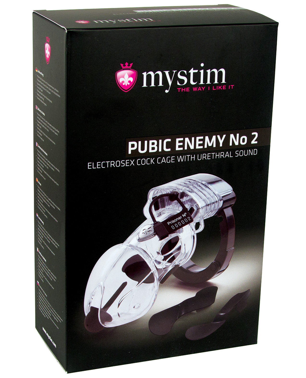 Пояс верности Mystim Pubic Enemy №1 с электростимуляцией, бесцветный 46620 - Mystim - Для пениса - Купить