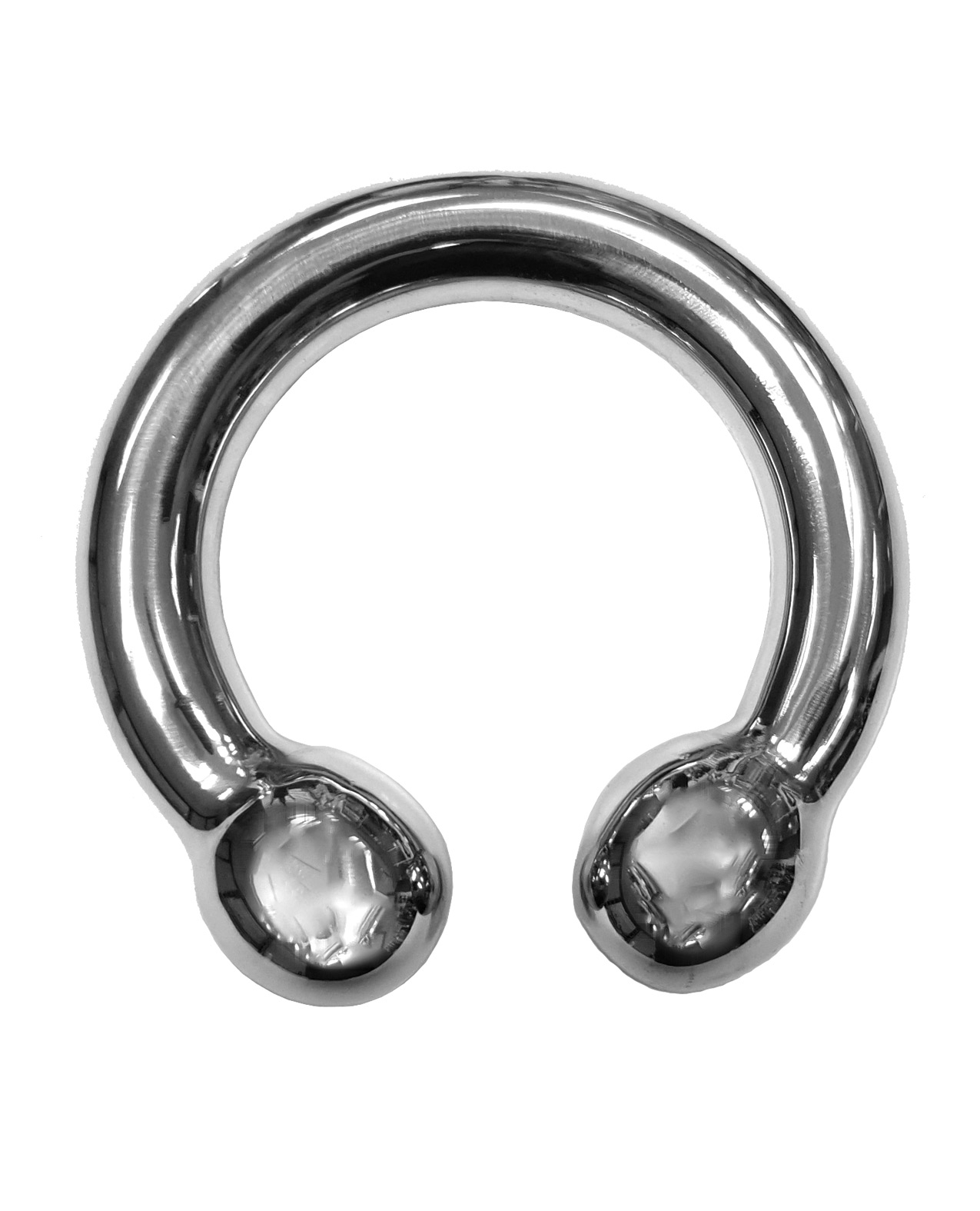 Rouge Stainless Steel Horse Shoe Cock Ring - Caliente Adult.
